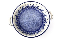 420 Bunzlau Ronde schaal met open handvaten 2662X  Ronde Schalen